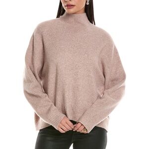 Allsaints “Asha Oversize Mock Neck Sweater” - Pashmina Pink